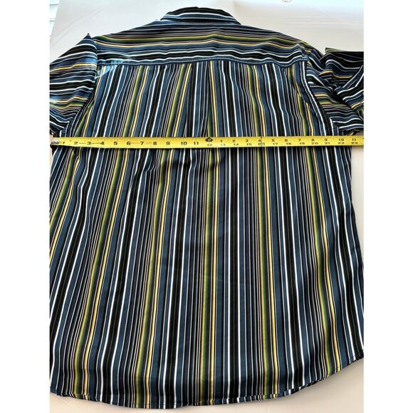 Tommy‎ Bahama Men’s 100% Cotton Multi Color Long Sleeve Button Down Shirt Size L - Picture 10 of 12